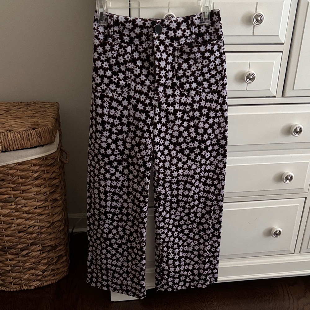 Anthropologie Maeve Geometric Colette Pant